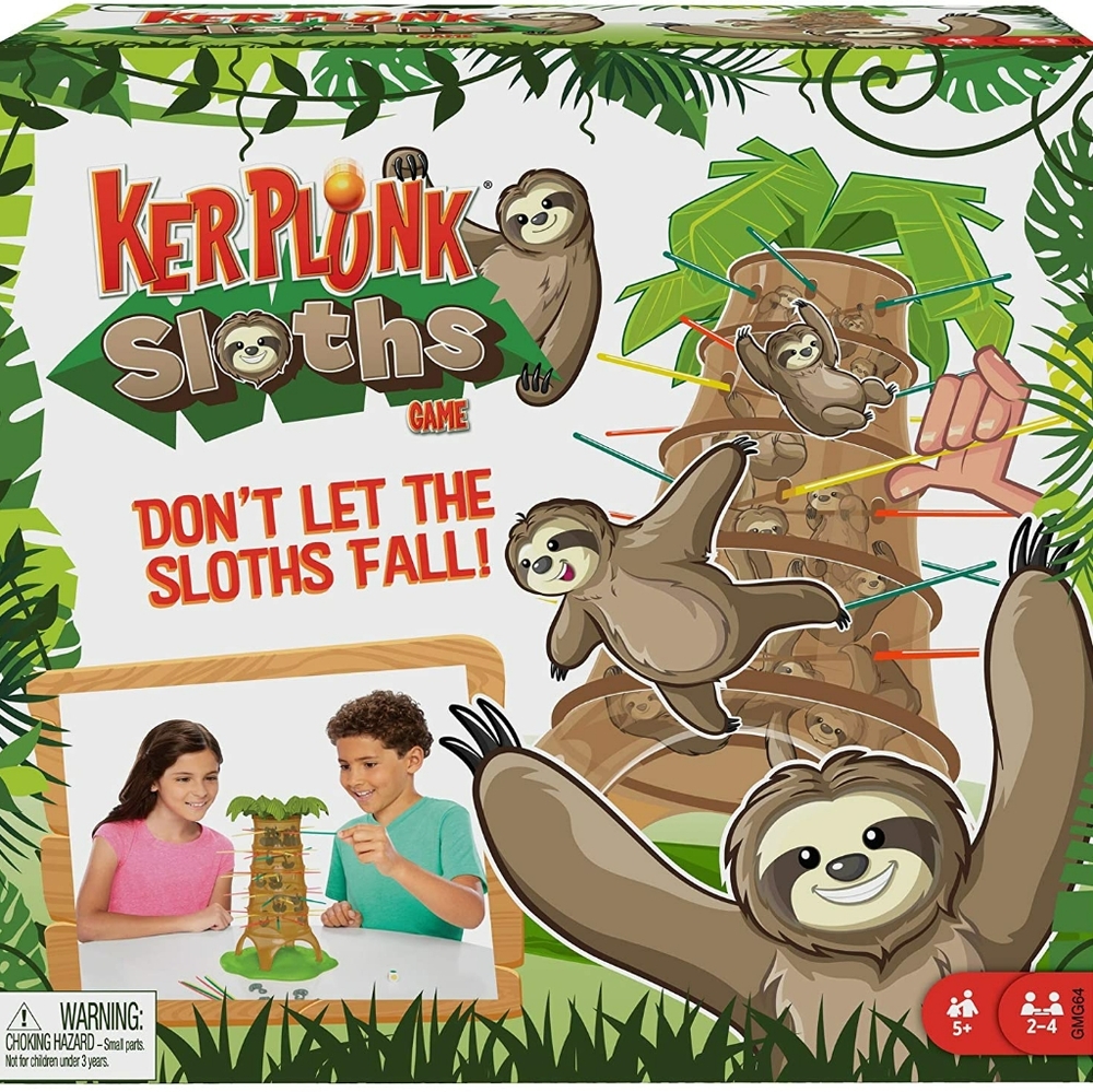 Kerplunk Sloths Game don't let the sloths fall